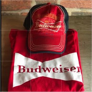 Budweiser T-shirt & Cap